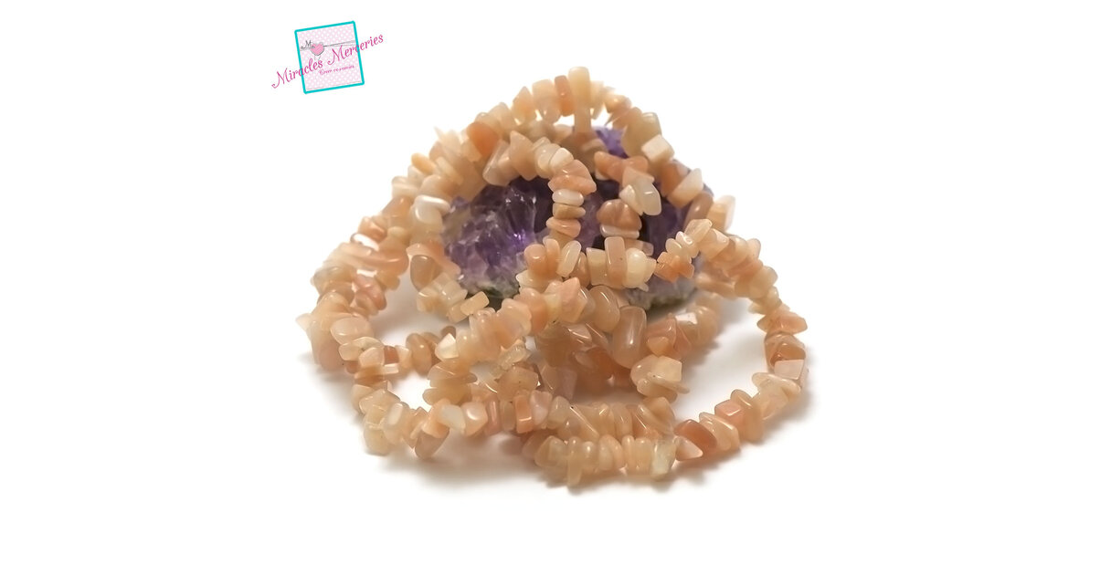 Bague Tiphaine Avec Chips De Pierres Naturelles - Rose, Unique, Artisanat Indonésie